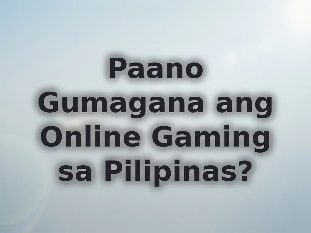 Sistema ng Online Gaming